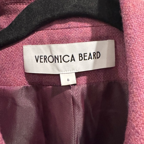 New Veronica Beard Sevyn Dickey Wool Jacket in Vintage Orchid - Picture 8 of 10